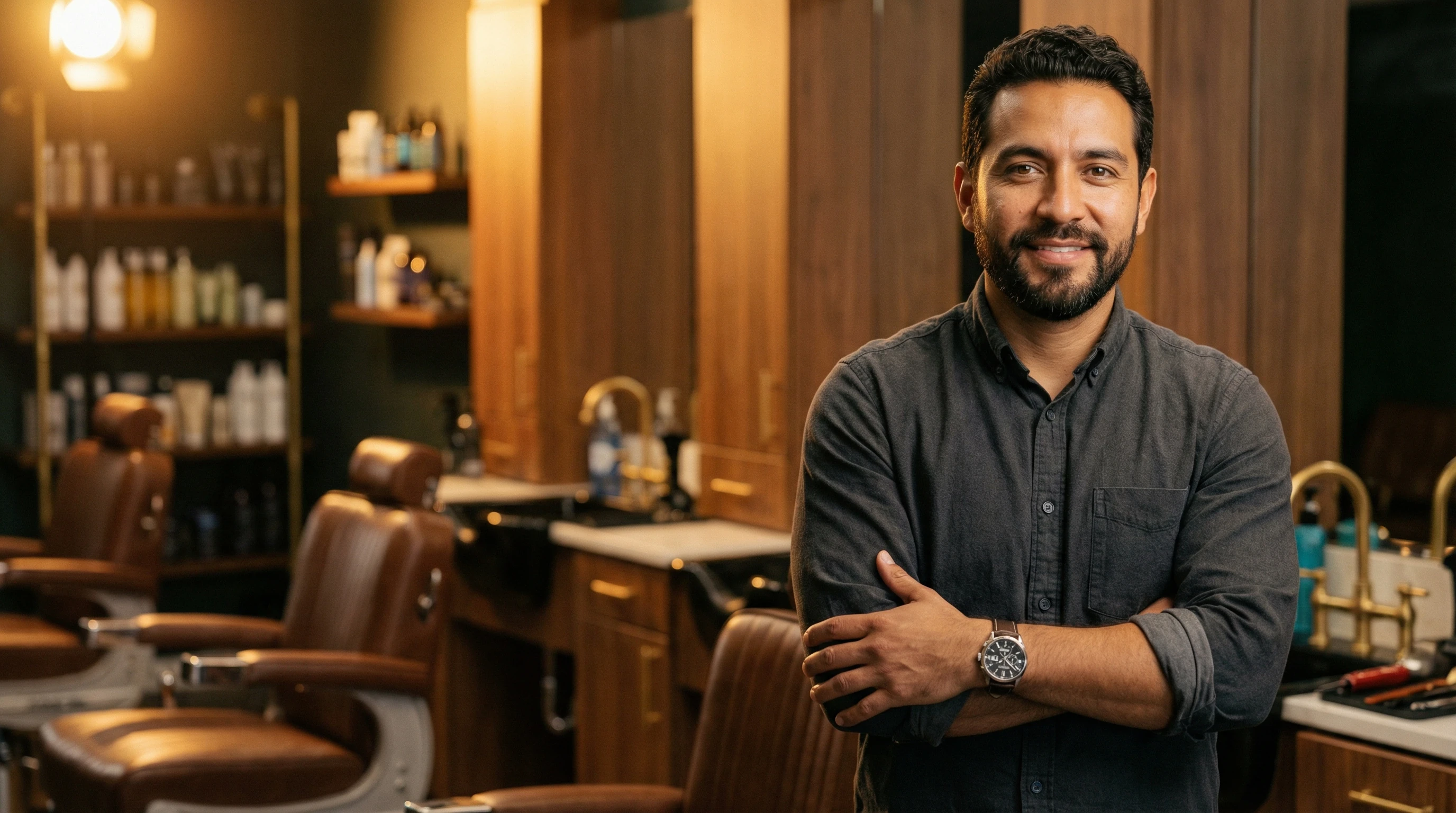 Established barber adding services