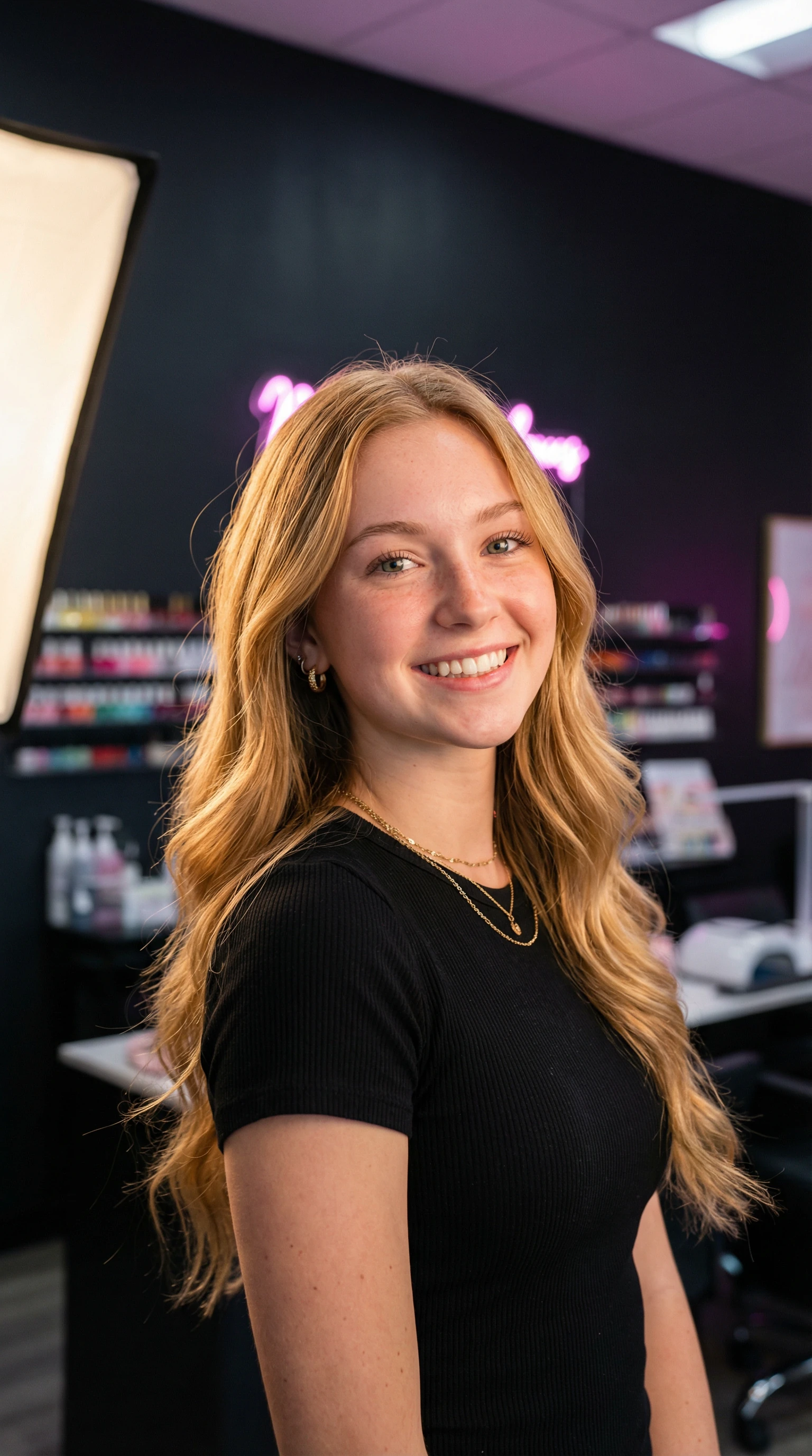 Nail artist creating intricate nail art